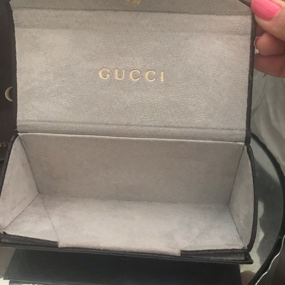 Gucci Black Gradient Lens Cat Eye with GG logo - Picture 6 of 7